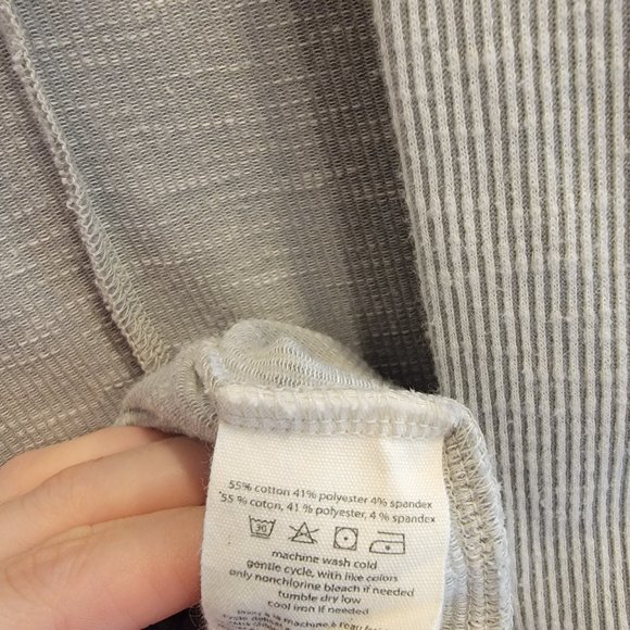 DONNI | Light Grey Ribbed Duster Cardigan | One Size Fits Most - Picture 7 of 9